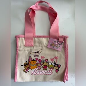 Hello Kitty Pink and Cream Hawaii Canvas Tote